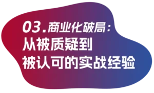 商业化破局：从被质疑到被认可的实战经验